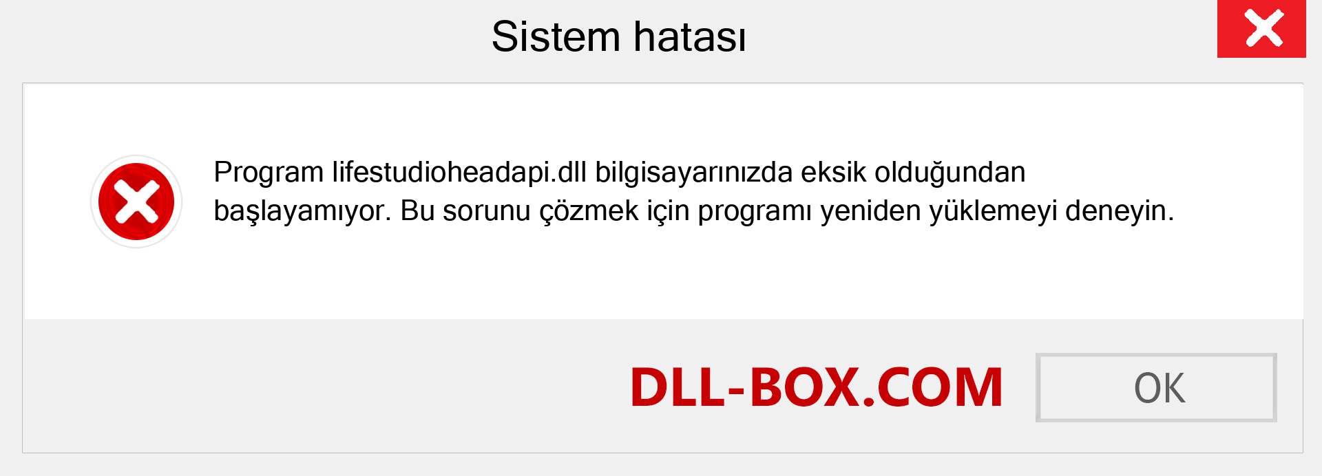 lifestudioheadapi.dll dosyası eksik mi? Windows 7, 8, 10 için İndirin - Windows'ta lifestudioheadapi dll Eksik Hatasını Düzeltin, fotoğraflar, resimler